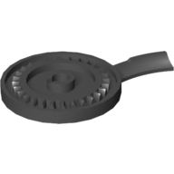 Sports Hockey Shooter, Minifig Stand Bottom Dark Bluish Gray