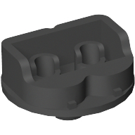 Sports Hockey Shooter, Minifig Stand Top Black