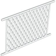 Sports Net 8 × 12 Lattice White