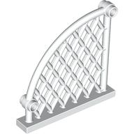 Sports Net 6 × 1 × 5 Lattice Curved Weiß