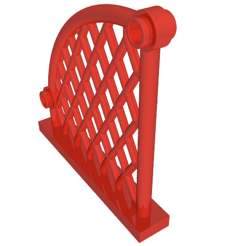 Sports Net 6 × 1 × 5 Lattice Curved Rot