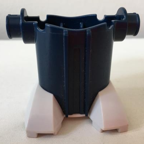 Large Figure Torso and Legs, with Very Light Bluish Gray Feet Dark Blue