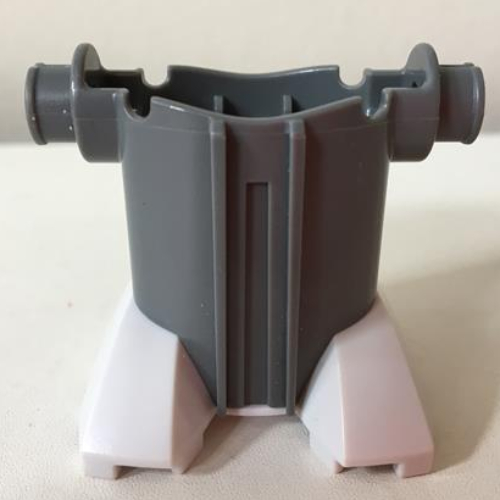 Large Figure Torso and Legs, with Very Light Bluish Gray Feet Dunkelblaugrau