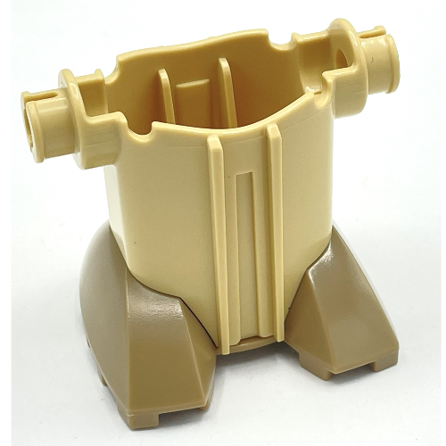 Large Figure Torso and Legs, with Dark Tan Feet Tan