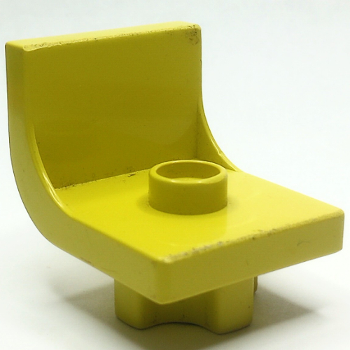 Duplo Chair 2 × 2 × 2 with One Stud Duplo Lime