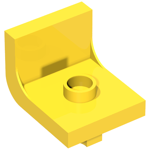 Duplo Chair 2 × 2 × 2 with One Stud Gelb