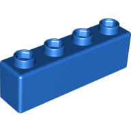 Quatro Stein 1 × 4 Blau