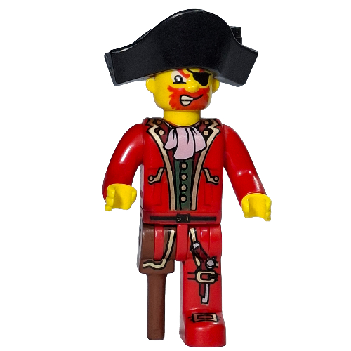 Juniors Midifig, Pirates - Captain Redbeard Rot