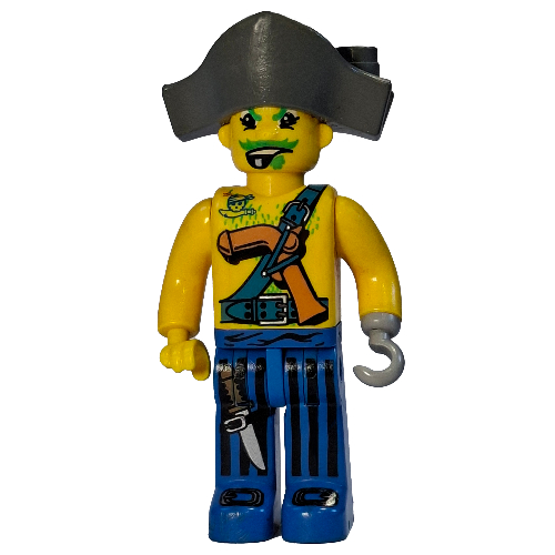 Juniors Minifig, Pirates - Captain Kragg Yellow