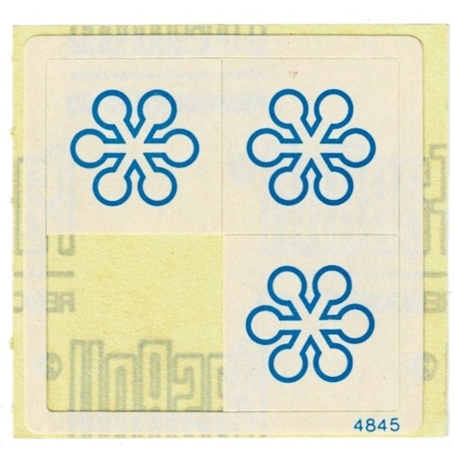 Sticker Sheet for Set 147-1 [No Color/Any Color]