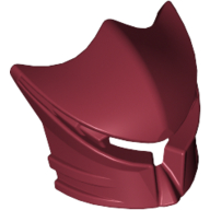 Headwear Accessory Visor Fanciful for Vladek Minifig Dunkelrot