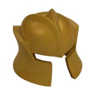 Helmet Castle with Cheek Protection Angled Pearl Gold