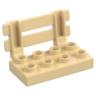 Duplo Fence/Bench 2 × 4 Tan