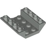 Brick Sloped Inverted 45° 4 × 4 Double with 4 × 2 Recessed Light Gray