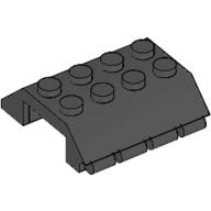 Slope 45° 4 × 4 Double with Hinge Black