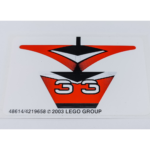 Stickerbogen für Set 8381-1 [Keine Farbe/Beliebige Farbe]
