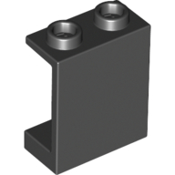 Panel 1 × 2 × 2 [Hollow Studs] Black