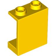 Panel 1 × 2 × 2 [Hollow Studs] Yellow