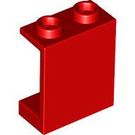Paneel 1 × 2 × 2 [Hohlnoppen] Rot