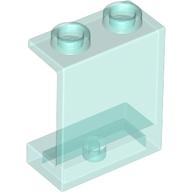 Panel 1 × 2 × 2 [Hollow Studs] Trans-Light Blue