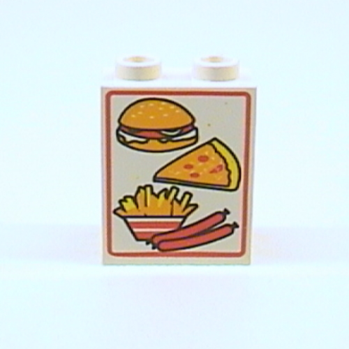 Panel 1 × 2 × 2 with Food Print [4560 / 4561 / 6329] White
