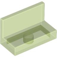 Panel 1 × 2 × 1 [Square Corners] Trans-Light Bright Green