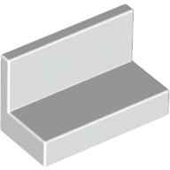 Panel 1 × 2 × 1 [Square Corners] White