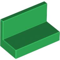 Panel 1 × 2 × 1 [Square Corners] Grün