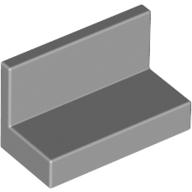 Panel 1 × 2 × 1 [Square Corners] Light Bluish Gray