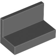 Panel 1 × 2 × 1 [Square Corners] Dark Bluish Gray