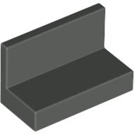 Panel 1 × 2 × 1 [Square Corners] Dunkelgrau