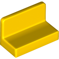 Panel 1 × 2 × 1 [Rounded Corners] Yellow