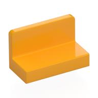 Panel 1 × 2 × 1 [Rounded Corners] Bright Light Orange