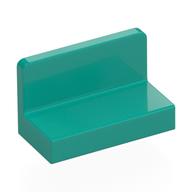 Panel 1 × 2 × 1 [Rounded Corners] Dark Turquoise