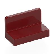 Panel 1 × 2 × 1 [Rounded Corners] Dark Red