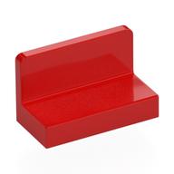 Panel 1 × 2 × 1 [Rounded Corners] Red