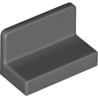 Panel 1 × 2 × 1 [Rounded Corners] Dunkelblaugrau