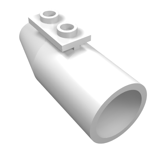 Engine Smooth Large, Cone Back [1 × 2 Thin Top Plate]