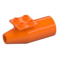 Engine Smooth Large [2 × 2 Thin Top Plate] Orange