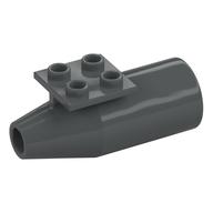 Engine Smooth Large [2 × 2 Thin Top Plate] Dunkelblaugrau