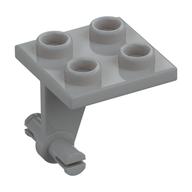 Wheel Holder 2 × 2 Thin with Split Wheel Clip Pins Hellblaugrau