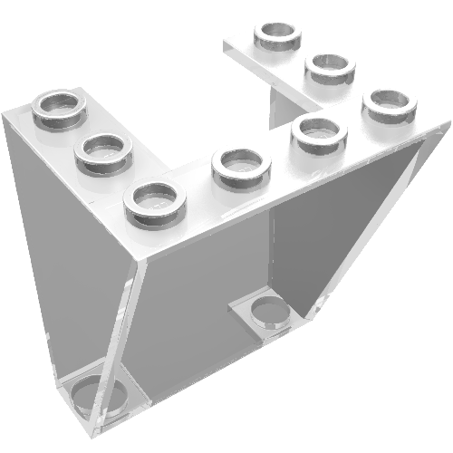 Windscreen 3 × 4 × 4 Inverted Trans-Clear