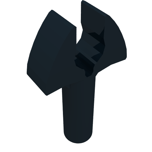 Stange 1L mit Clip Schwarz