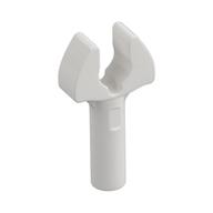 Bar 1L with Clip [Cut Edges and One Side Hole] [Gap in Clip] White