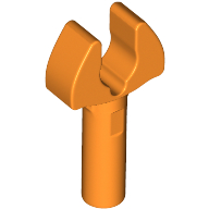 Bar 1L with Clip [Cut Edges and One Side Hole] [Gap in Clip] Orange