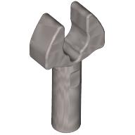 Bar 1L with Clip [Cut Edges and One Side Hole] [Gap in Clip] Metallic-Silber