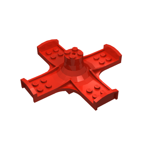 Fabuland, Merry-Go-Round Base and Type 1 Top [Complete Assembly] Rot