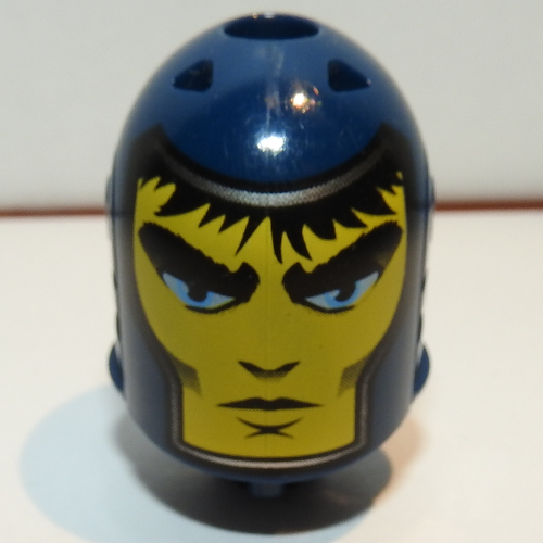 Large Figure Head, Round Top with Jayko, Sir Print (Series 2) Dunkelblau
