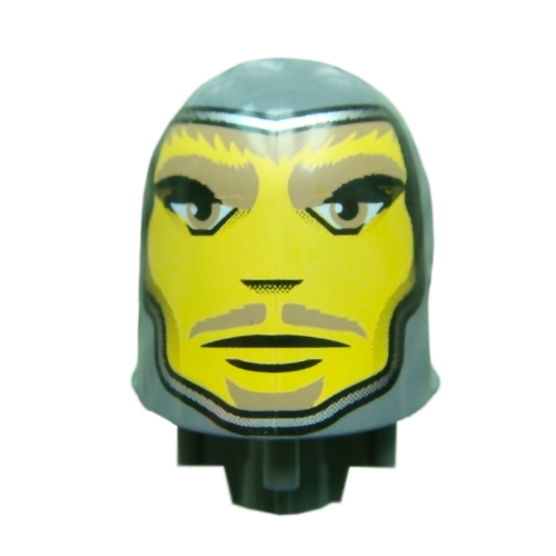 Large Figure Head, Round Top Danju, Sir Print - Series 2 (8791) Dunkelblaugrau