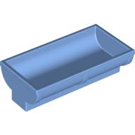 Duplo Horse Trough 2 × 4 × 2 Mittelblau